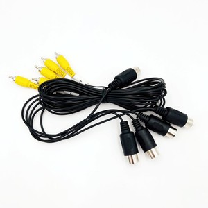 工厂定制通用3.5毫米插孔公头转RCA适配器RCA公头音频视频AV线束 - Product Image 1