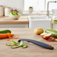 Nouvel ensemble ergonomique de peloirs à légumes arqués Soft Collection Line, écologiques et de qualité alimentaire, pour la découpe quotidienne en cuisine domestique