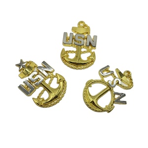 Nessuna tassa di stampo su misura in oro e argento 3D usa. N. Moneta da sfida della marina - Product Image 1