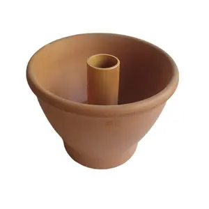 terracotta patio mini umbrella planter and pot custom clay flower pot for home garden decor