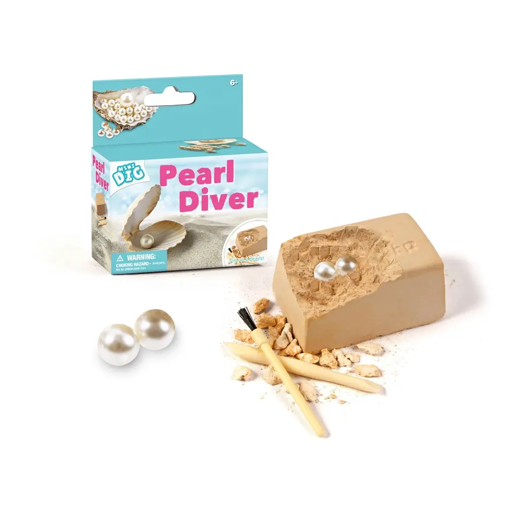 Novità di vendita calda piccoli giocattoli giochi Pearl Diver scavare fuori Kit di esplorazione giocattoli giochi produttore in cina per bambini