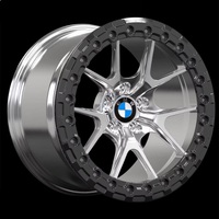 Jantes forgées Beadlock chromées VS5RS 18 19 20 21 22 5x120 5x114.3 Concaves profondes Monobloc en alliage pour BMW M3 M4 Mustang