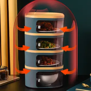 combinación de alimentos grado colorido transparente caja de almacenamiento de aislamiento cubierta de alimentos