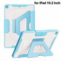 Étui de protection en alliage d'aluminium pour tablette iPad 10,2 pouces 7e/8e/9e génération avec emplacement pour stylet et protection magnétique