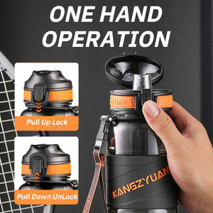 Livraison rapide 700ml 1000ml 32oz Bouteille de sports nautiques en Tritan sans Bpa écologique avec sangle - Product Image 4