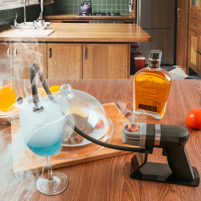 Hot Selling USB Powered Wireless Electric Smoke Infuser Durable Plastic Household Food Smoker Automatic for Smoking Food Drinks