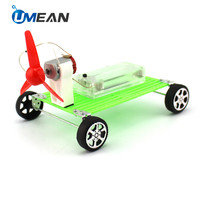 Kit éducatif Robot DIY Maker Petite expérience de voiture électrique Technologie de moulin à vent Jouets avec matériel manuel pour les enfants