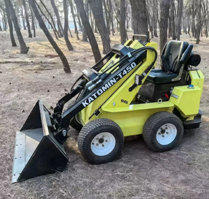 KOSTENLOSER VERSAND China KATOCASE Mini-Kompaktlader 0,5 Tonnen Dieselmotor 16200W Radlader Motorpumpe Kurzer Wendekreis - Product Image 1