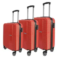 Nuova Moda Logo Personalizzato Abs Pc Trolley Da Viaggio Koffer Set Guscio Duro Cabina Dimensioni Carry-On + Bagagli