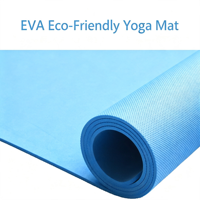 Großhandel Umweltfreundliche EVA-Yogamatte mit Bedruckten Positionslinien Rutschfeste Fitnessmatte für Frauen Yoga-Studio-Training
