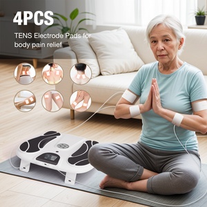 Şarj Edilebilir Shiatsu EMS Elektrikli Ayak ve Bacak Masaj Aleti, Kan Dolaşımını Artıran Titreşimli Pedli Mat - Product Image 3