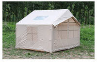 Tentes gonflables simples portatives de maison de tissu d'Oxford imperméable extérieur gonflable de camping de famille