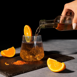 XUELI clair Origami ondulation incassable sans pied en plastique vin whisky verres élégant 12 onces jetable fête fournitures <span class=keywords><strong>Kit</strong></span> - Product Image 4