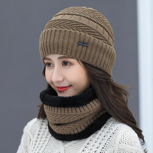 Women's Winter Warm Woolen Beanie Hat With Fleece Lining Ski Cap For Outdoor Activities - Product Image 2