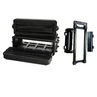 Équipement audio professionnel, boîtier d'amplificateur en plastique PE, boîtier d'amplificateur portable 3U, boîtier d'avionnage
