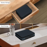 Étui organisateur de lunettes OEM avec fermeture éclair, 7 à 9 compartiments, boîte de rangement pour lunettes de voyage, fentes réglables, plusieurs paires, étanche