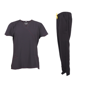 ชุดเสื้อและกางเกงผ้าทอชุดทางการแพทย์ชุดสครับ2023ทันสมัยจาก FUYI - Product Image 1