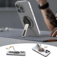 Soporte de Anillo Magnético 3 en 1 para Teléfono, Soporte Magnético de Doble Cara para iPhone 17 16 15 14 13 12