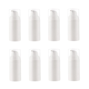 Vacuum Packaging Cosmetic Bottle with Cap Travel Gift Packaging UV Printed Screen Printed Skin Care Airless PP Plastic Pump - Product Image 1