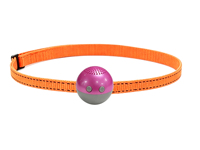Honeywait Mini Haut-parleur pour animaux de compagnie en forme de boule, connectable via application, multicolore et portable, à porter sur le collier