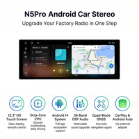 LODARK N5Pro 12.3" QLED Frame Android 14 GPS Nav, UIS7865 12nm Octa Core, 4G LTE 5G WiFi BT5.0 DSP EQ de 36 Bandas Alta Definición