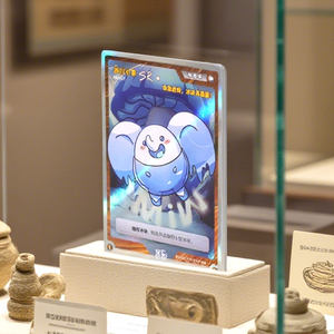 Cartes à collectionner TCG holographiques personnalisées, jeu de cartes à collectionner mignon de style dessin animé, impression personnalisée avec jeu de cartes de société - Product Image 2