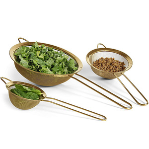 Passoire manuelle de cuisine en acier inoxydable à mailles fines pour farine et jus – Offre spéciale - Product Image 4