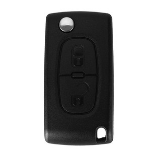 Porte-clés à distance à 2 boutons <span class=keywords><strong>307</strong></span> VA2 HU83 pour Citroën et <span class=keywords><strong>Peugeot</strong></span> Flip Key avec emplacement de <span class=keywords><strong>batterie</strong></span> - Product Image 1