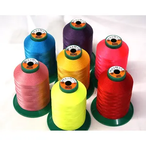 Fio bobbin para costura, venda quente de especificações, cartão colorido