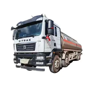 Heavy Duty sinotruck 20 tấn 8x4 tàu chở nhiên liệu thứ hai tay HOWO nhiên liệu bồn chứa dầu xe tải để bán