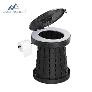 Inodoro Plegable Portátil Retráctil con Soporte Lateral para Papel Higiénico para Viajes, Campamentos, Pesca, Senderismo, Inodoro Plegable para Exteriores - Product Image 1
