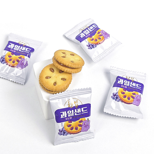 800g Nouveau design Confiture sandwich craquelin fruits frais confiture biscuits collations - Product Image 5