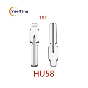 HYN14R YueNing Uncut Blank vehicle Car Keys Blades accessories For KD VVDI KYDZ 33#Metal Remote Flip blank Car Key Blade