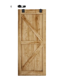 WEKIS Heavy Duty Barn Door <b>Hardware</b> Set Single Door High-End Bypass Design Steel Brass Material Kitchen Bedroom Bathroom - Product Image 2