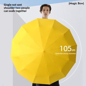 Parapluie solaire entièrement automatique à 72 baleines, protection UV, coupe-vent, double usage pour les jours ensoleillés et pluvieux, grande taille, personnalisable - Product Image 3