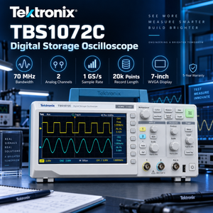 Osciloscopio Digital de Almacenamiento Tektronix TBS1072C, 70MHz, 1GS/s, 2 Canales, Pantalla WVGA de 7 Pulgadas, Resolución de 8 Bits, 1 Año de Garantía - Product Image 4