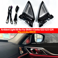 Cache-haut-parleur lumineux pour BMW Série 4 G22 G23 G26 – Kit de mise à niveau de garniture lumineuse pour haut-parleur de montant A – Accessoires automobiles