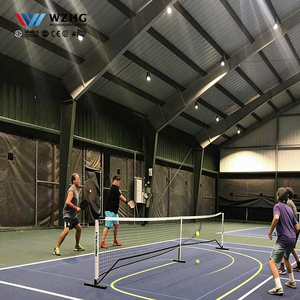 Club-house de tennis en structure acier préfabriquée avancée, design moderne, durée de vie de 50 ans, haute résistance au vent, insonorisé - Product Image 1