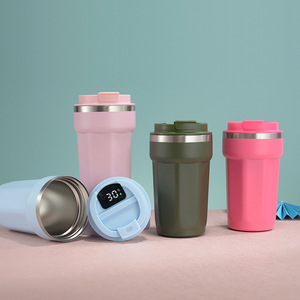 Nuevo Termo de Acero Inoxidable 304, Taza de Café con Diseño Moderno, Antiderrames, para Viaje, para Auto, con Logotipo Personalizado, Regalo Corporativo - Product Image 2