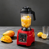 Blender électrique commercial de 2,5 L, robot culinaire robuste, vitesse réglable, mélangeur alimentaire commercial