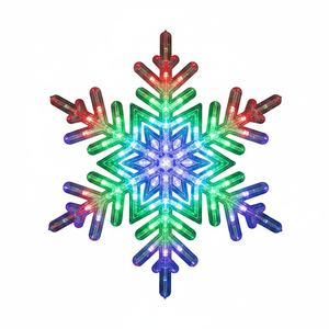 24PCS/CS 16 \ "LED Decoración de nieve con luces de Navidad - Product Image 4