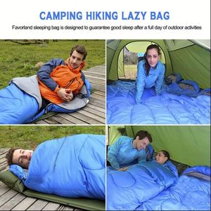 Sac de couchage imperméable, léger, portable, épaissi, pour le camping, la randonnée en plein air - Product Image 4