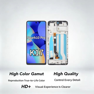 Écran <span class=keywords><strong>LCD</strong></span> complet pour Tecno <span class=keywords><strong>Techno</strong></span> X6831 Spark 10 Pro Ki7 Ki7S – Pièce de rechange universelle OEM pour écran tactile et numériseur - Product Image 3