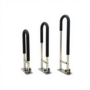 Reposabrazos de baño Reposabrazos sin barreras para discapacitados Seguridad Reposabrazos de inodoro antideslizantes Pasamanos de baño Pasamanos de inodoro - Product Image 1