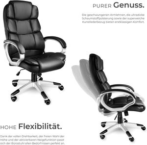 Silla de <span class=keywords><strong>oficina</strong></span> de cuero superventas de Sudáfrica, silla resistente con Base de aleación de aluminio para silla ergonómica grande y alta, Chaise Bureau - Product Image 2