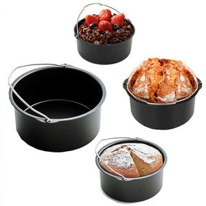 Panier de cuisson antiadhésif personnalisé en gros pour four, accessoires pour friteuse à air, paniers à frites, seau à gâteau, plaque de cuisson - Product Image 6