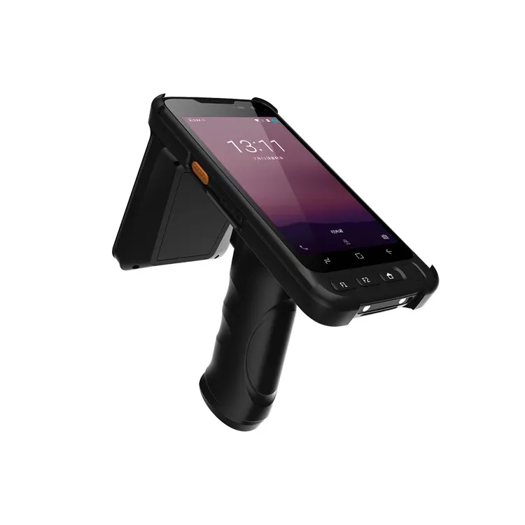 handheld rugged android 7 qr barcode laser scanner based mobile pda