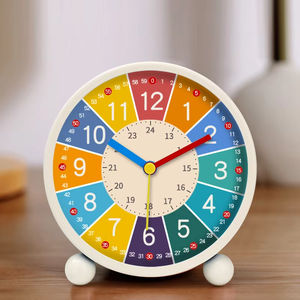Reloj Despertador Infantil de Dibujos Animados al por Mayor, Silencioso, para Escritorio, con Funciones de Aprendizaje Temprano, para Dormitorio y Sala de Estar, Relojes Digitales y Analógicos - Product Image 1