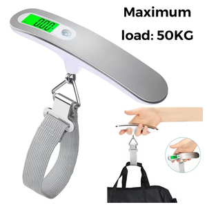 50kg ABS <span class=keywords><strong>Digital</strong></span> <span class=keywords><strong>Hanging</strong></span> Luggage <span class=keywords><strong>Scale</strong></span> Hochpräzises tragbares Reise wäge werkzeug - Product Image 5