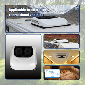 Nuovo Condizionatore d'<span class=keywords><strong>Aria</strong></span> Elettrico da Tetto per Camion 12V 24V con Doppia Ventola - Product Image 1